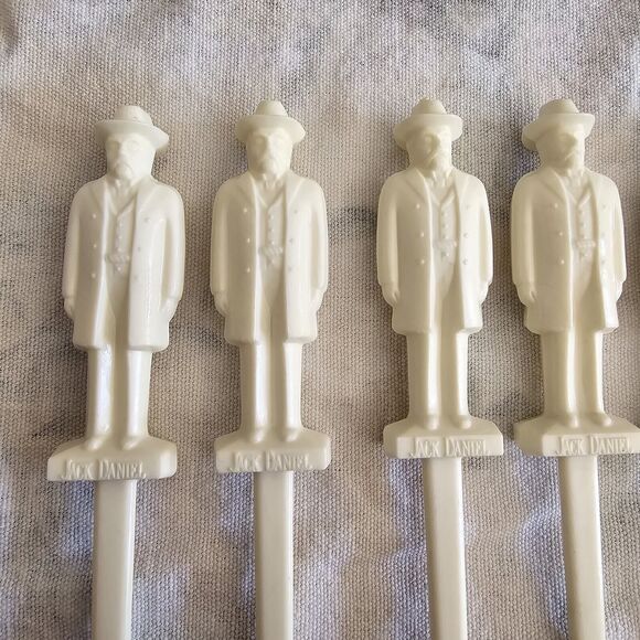 Lot of 6 Jack Daniels Swizzle Sticks Hard Plastic - Picture 2 of 10